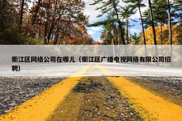 衢江区网络公司在哪儿（衢江区广播电视网络有限公司招聘）