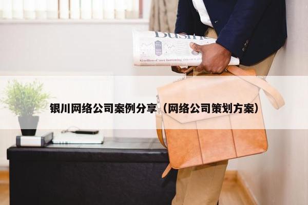 银川网络公司案例分享（网络公司策划方案）
