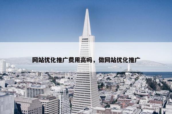网站优化推广费用高吗，做网站优化推广