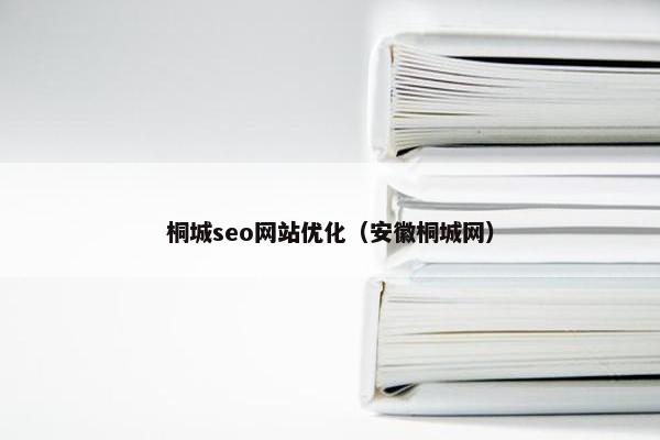 桐城seo网站优化（安徽桐城网）