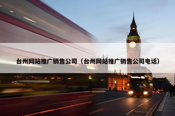 台州网站推广销售公司（台州网站推广销售公司电话）