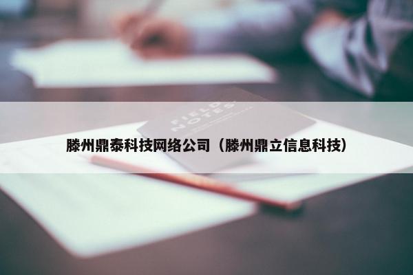 滕州鼎泰科技网络公司（滕州鼎立信息科技）