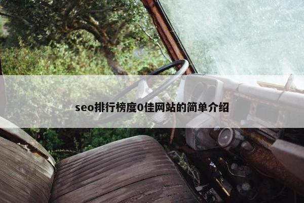 seo排行榜度0佳网站的简单介绍
