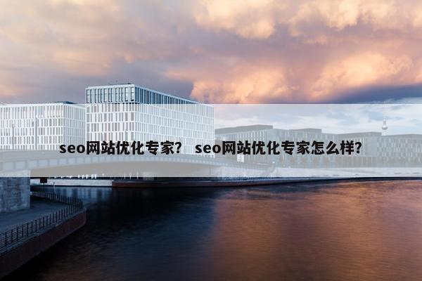 seo网站优化专家？ seo网站优化专家怎么样？