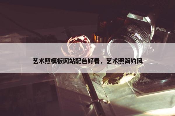 艺术照模板网站配色好看，艺术照简约风