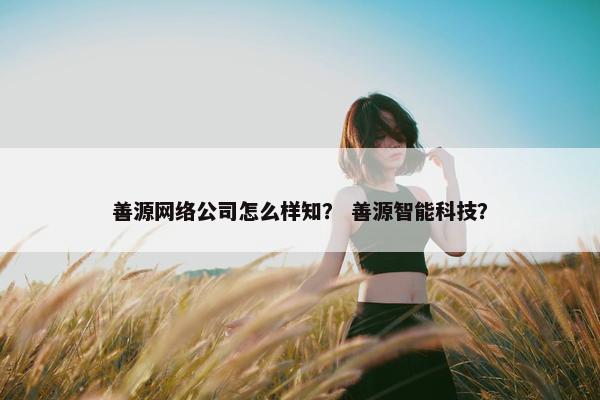 善源网络公司怎么样知？ 善源智能科技？