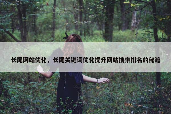长尾网站优化，长尾关键词优化提升网站搜索排名的秘籍