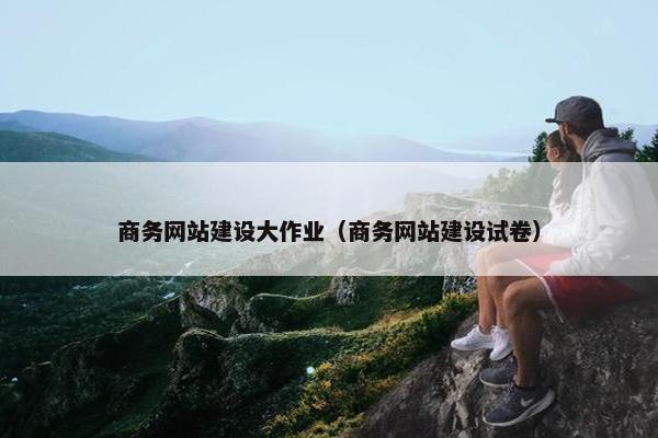 商务网站建设大作业（商务网站建设试卷）