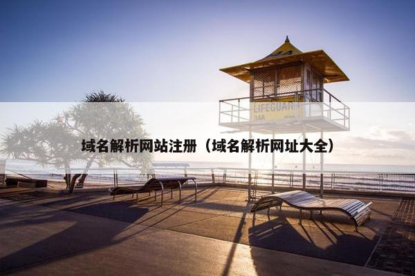 域名解析网站注册（域名解析网址大全）