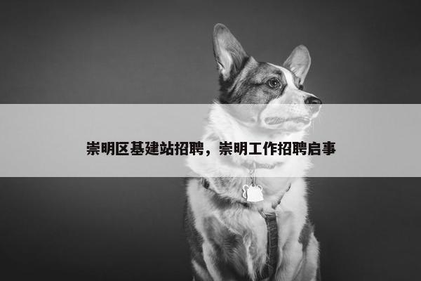 崇明区基建站招聘，崇明工作招聘启事