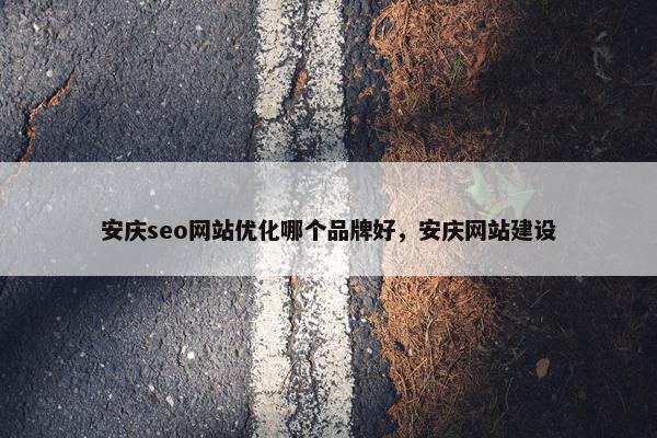 安庆seo网站优化哪个品牌好，安庆网站建设