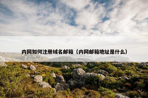 内网如何注册域名邮箱（内网邮箱地址是什么）
