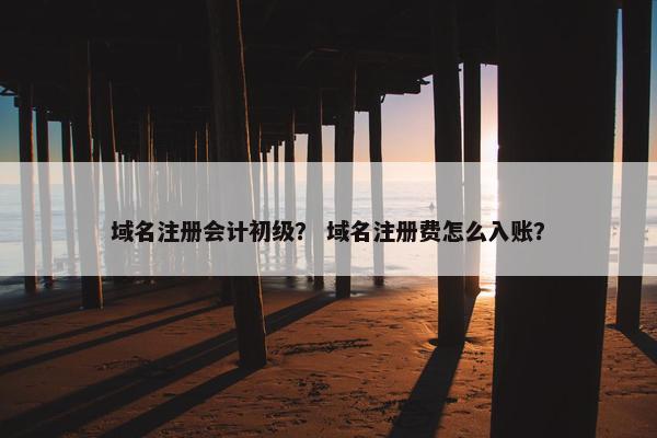 域名注册会计初级？ 域名注册费怎么入账？