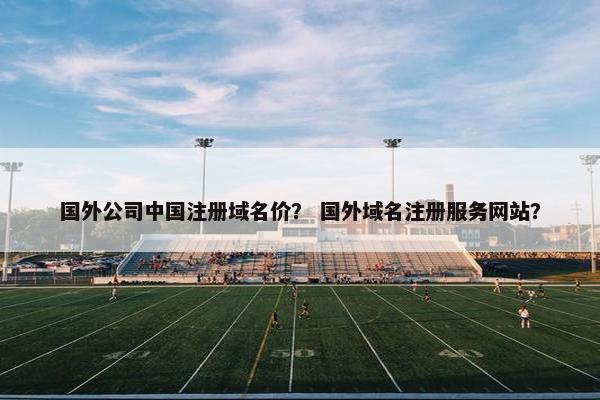 国外公司中国注册域名价？ 国外域名注册服务网站？