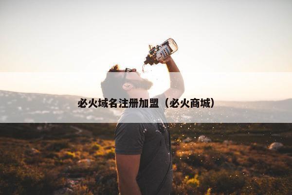必火域名注册加盟（必火商城）