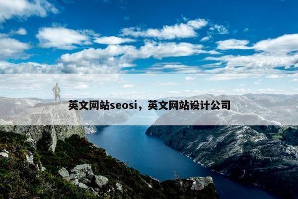 英文网站seosi，英文网站设计公司