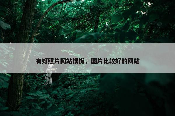 有好照片网站模板，图片比较好的网站
