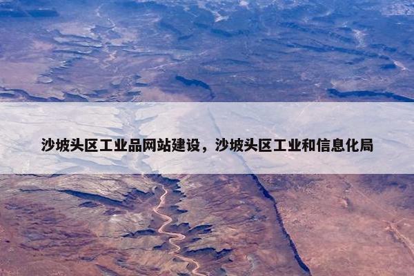 沙坡头区工业品网站建设，沙坡头区工业和信息化局