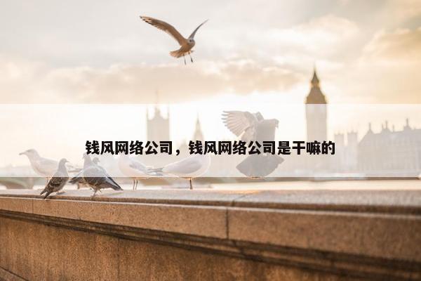 钱风网络公司，钱风网络公司是干嘛的