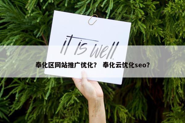 奉化区网站推广优化？ 奉化云优化seo？