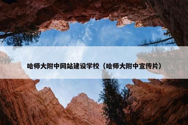 哈师大附中网站建设学校（哈师大附中宣传片）