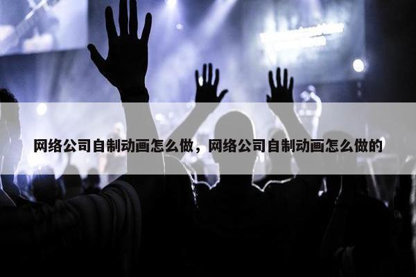 网络公司自制动画怎么做，网络公司自制动画怎么做的