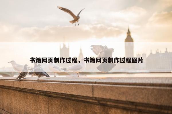 书籍网页制作过程，书籍网页制作过程图片