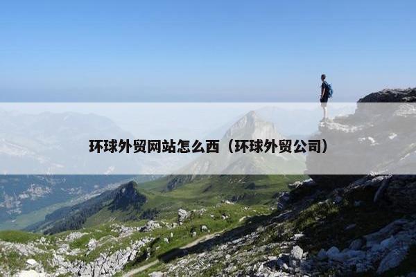 环球外贸网站怎么西（环球外贸公司）