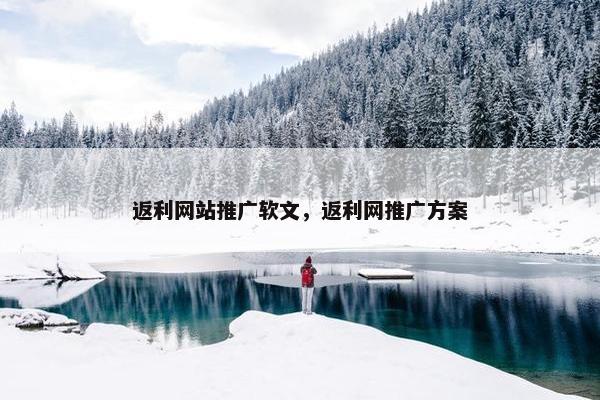 返利网站推广软文，返利网推广方案