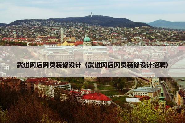 武进网店网页装修设计（武进网店网页装修设计招聘）