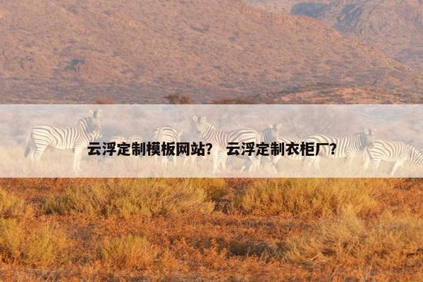 云浮定制模板网站？ 云浮定制衣柜厂？