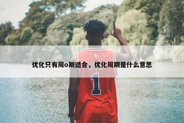 优化只有周o斯适合，优化周期是什么意思