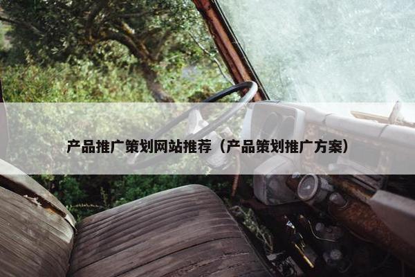 产品推广策划网站推荐（产品策划推广方案）