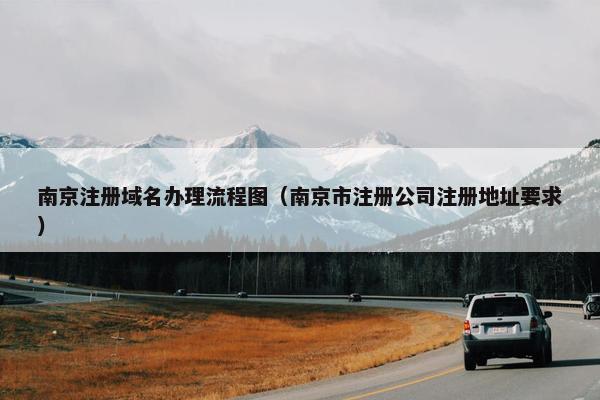 南京注册域名办理流程图（南京市注册公司注册地址要求）