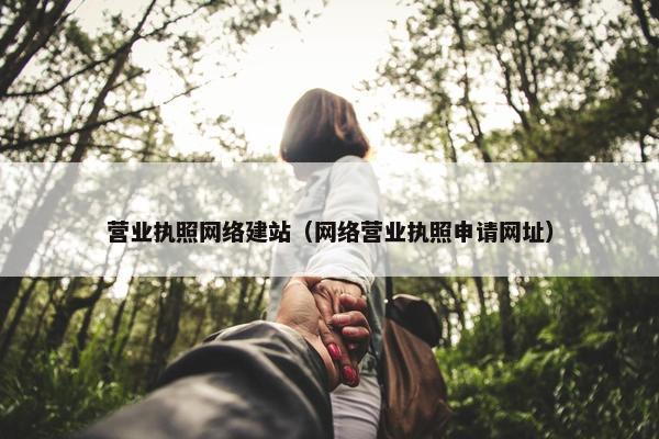 营业执照网络建站（网络营业执照申请网址）