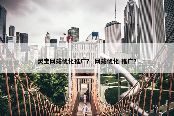 灵宝网站优化推广？ 网站优化 推广？
