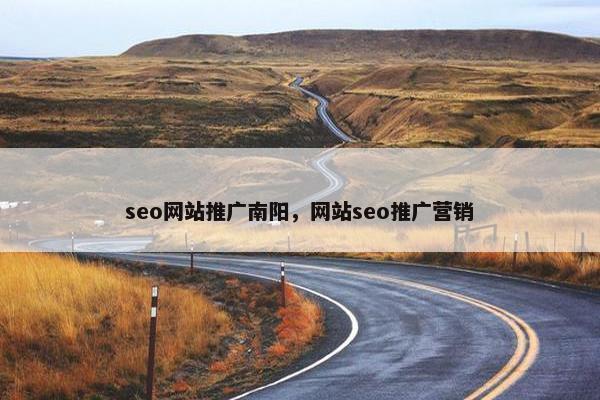 seo网站推广南阳，网站seo推广营销