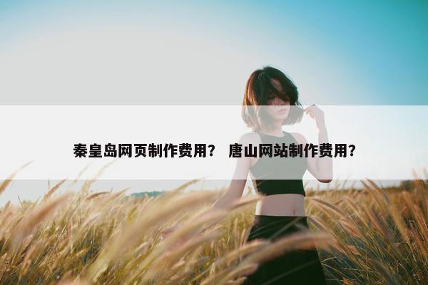 秦皇岛网页制作费用？ 唐山网站制作费用？