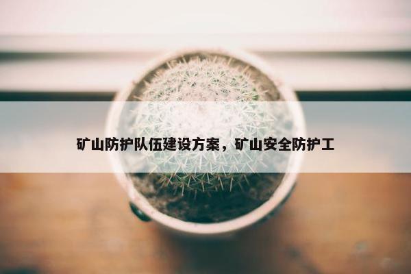 矿山防护队伍建设方案，矿山安全防护工