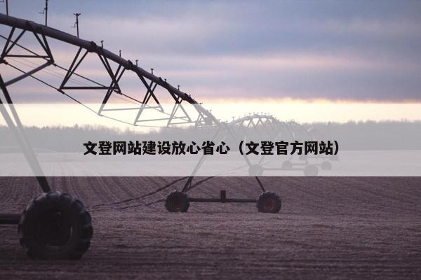 文登网站建设放心省心（文登官方网站）