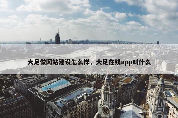 大足做网站建设怎么样，大足在线app叫什么