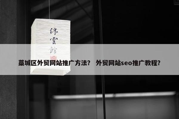 藁城区外贸网站推广方法? 外贸网站seo推广教程? 藁城区外贸网站推广方法? 外贸网站seo推广教程?