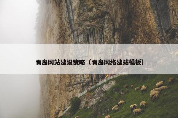 青岛网站建设策略（青岛网络建站模板）