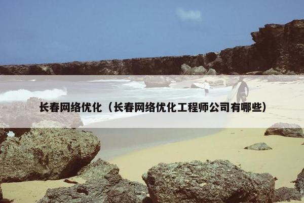 长春网络优化（长春网络优化工程师公司有哪些）