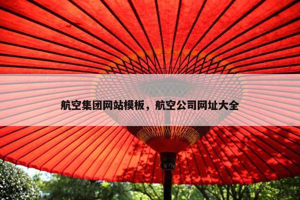 航空集团网站模板，航空公司网址大全