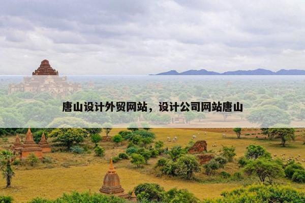 唐山设计外贸网站，设计公司网站唐山