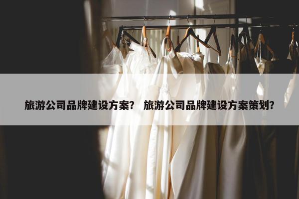 旅游公司品牌建设方案？ 旅游公司品牌建设方案策划？