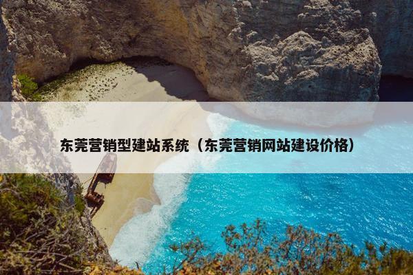 东莞营销型建站系统（东莞营销网站建设价格）