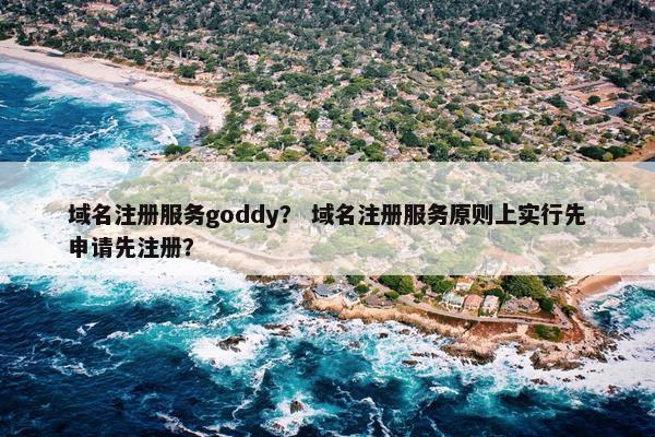 域名注册服务goddy？ 域名注册服务原则上实行先申请先注册？
