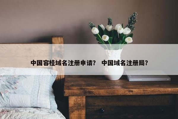 中国容桂域名注册申请？ 中国域名注册局？